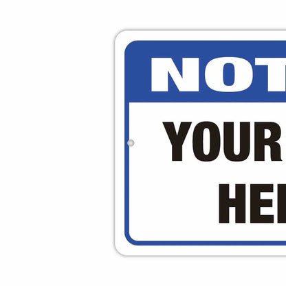 【長方形看板】お知らせ！NOTICE看板/アメリカ製オリジナル看板(約20x30cm) PL8HERO