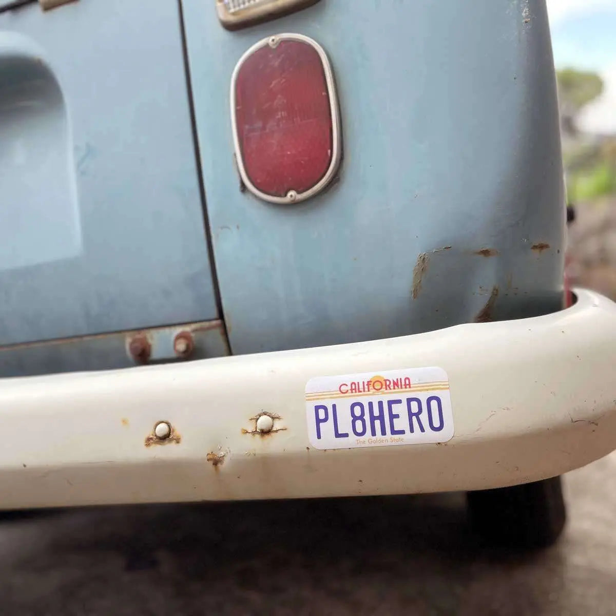 【ステッカー】ニューメキシコ/オリジナルアメリカナンバープレート型・耐水・耐候・屋外OK PL8HERO