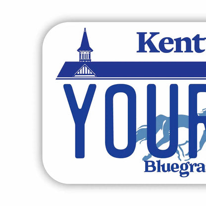 【ステッカー】ケンタッキー/オリジナルアメリカナンバープレート型・耐水・耐候・屋外OK PL8HERO