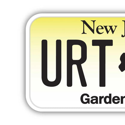 【ステッカー】ニュージャージー/オリジナルアメリカナンバープレート型・耐水・耐候・屋外OK PL8HERO