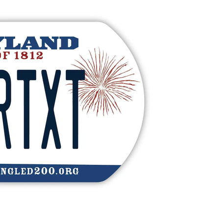 【ドッグタグ】メリーランド/オリジナルアメリカナンバープレート型 キーホルダー PL8HERO