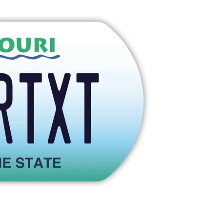 【ドッグタグ】ミズーリ/オリジナルアメリカナンバープレート型 キーホルダー PL8HERO