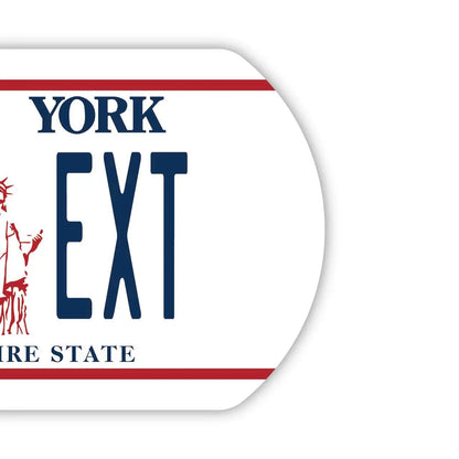 【ドッグタグ】ニューヨーク/オリジナルアメリカナンバープレート型 キーホルダー PL8HERO