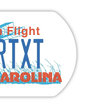 【ドッグタグ】ノースカロライナ/オリジナルアメリカナンバープレート型 キーホルダー PL8HERO