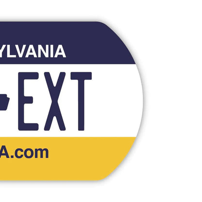 【ドッグタグ】ペンシルバニア/オリジナルアメリカナンバープレート型 キーホルダー PL8HERO