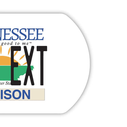 【ドッグタグ】テネシー/オリジナルアメリカナンバープレート型 キーホルダー PL8HERO