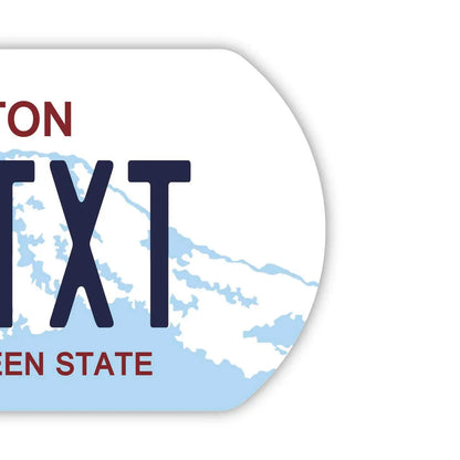 【ドッグタグ】ワシントン/オリジナルアメリカナンバープレート型 キーホルダー PL8HERO