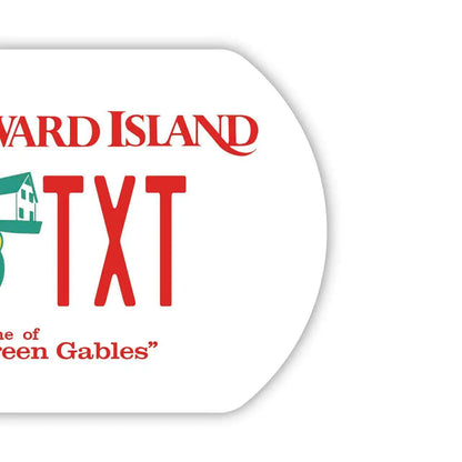 【ドッグタグ】プリンスエドワードアイランド-赤毛のアン/オリジナルカナダナンバープレート型 キーホルダー PL8HERO