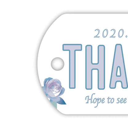 【ドッグタグ】母の日・ローズ/オリジナルアメリカナンバープレート型 キーホルダー PL8HERO