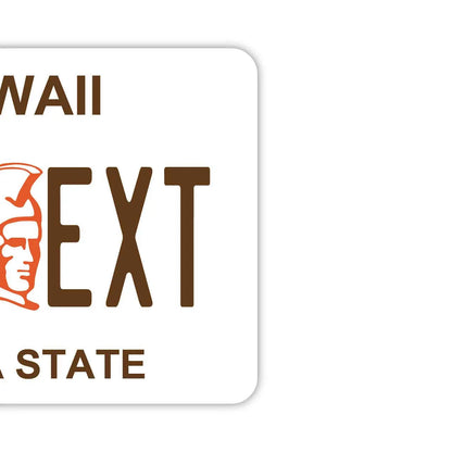 【ミラータグ】ハワイ・カメハメハ大王/オリジナルアメリカナンバープレート型エアフレッシュナー PL8HERO