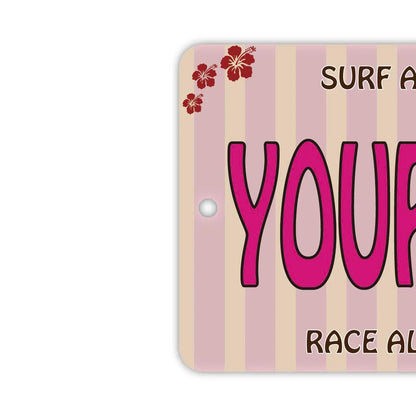 【ミラータグ】ワーゲンバス・ピンク/オリジナルアメリカナンバープレート型エアフレッシュナー PL8HERO