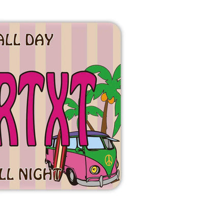 【ミラータグ】ワーゲンバス・ピンク/オリジナルアメリカナンバープレート型エアフレッシュナー PL8HERO