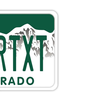 【ミラータグ】コロラド/オリジナルアメリカナンバープレート型エアフレッシュナー PL8HERO