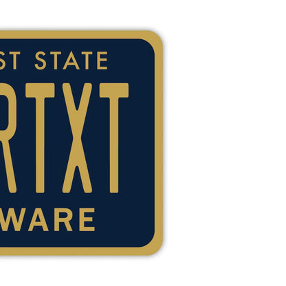 【ミラータグ】デラウェア/オリジナルアメリカナンバープレート型エアフレッシュナー PL8HERO