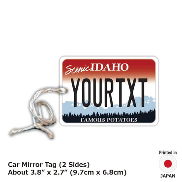 [Mirror Tag] Idaho / Original American License Plate Type Air Freshener