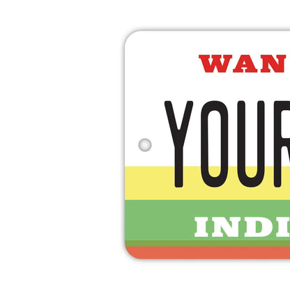 【ミラータグ】インディアナ/オリジナルアメリカナンバープレート型エアフレッシュナー PL8HERO