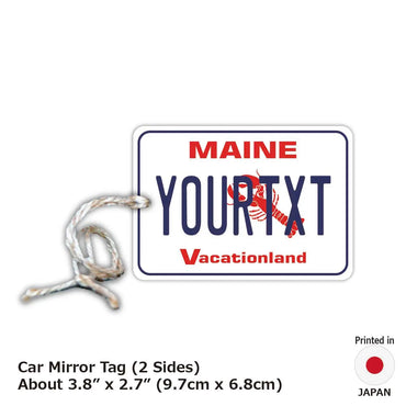 [Mirror Tag] Main / Original American License Plate Type Air Freshener