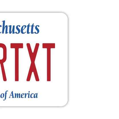 【ミラータグ】マサチューセッツ/オリジナルアメリカナンバープレート型エアフレッシュナー PL8HERO