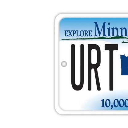 【ミラータグ】ミネソタ/オリジナルアメリカナンバープレート型エアフレッシュナー PL8HERO