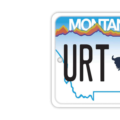 【ミラータグ】モンタナ/オリジナルアメリカナンバープレート型エアフレッシュナー PL8HERO