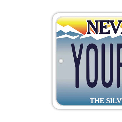 【ミラータグ】ネバダ/オリジナルアメリカナンバープレート型エアフレッシュナー PL8HERO