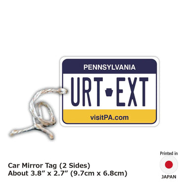 [Mirror Tag] Pennsylvania / Original American License Plate Type Air Freshener