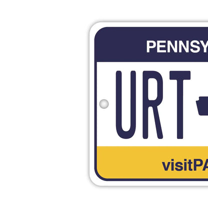 【ミラータグ】ペンシルバニア/オリジナルアメリカナンバープレート型エアフレッシュナー PL8HERO