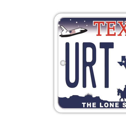 【ミラータグ】テキサス/オリジナルアメリカナンバープレート型エアフレッシュナー PL8HERO