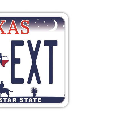 【ミラータグ】テキサス/オリジナルアメリカナンバープレート型エアフレッシュナー PL8HERO