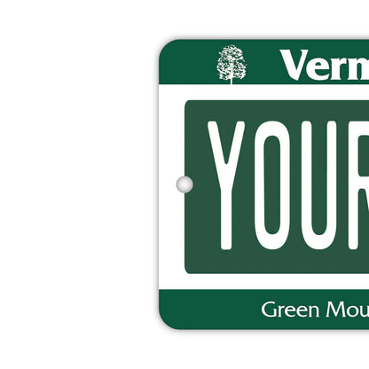 【ミラータグ】バーモント/オリジナルアメリカナンバープレート型エアフレッシュナー PL8HERO