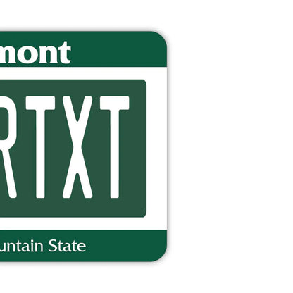 【ミラータグ】バーモント/オリジナルアメリカナンバープレート型エアフレッシュナー PL8HERO