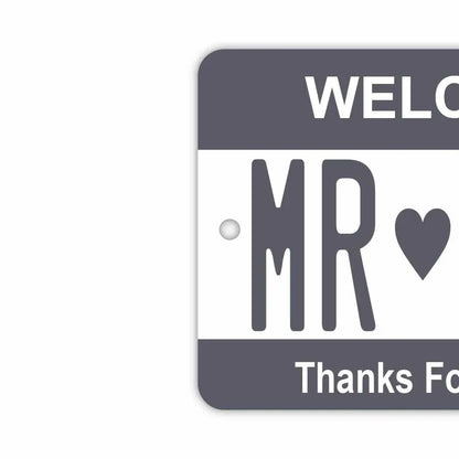 【ミラータグ】カラー・グレー/オリジナルアメリカナンバープレート型エアフレッシュナー PL8HERO