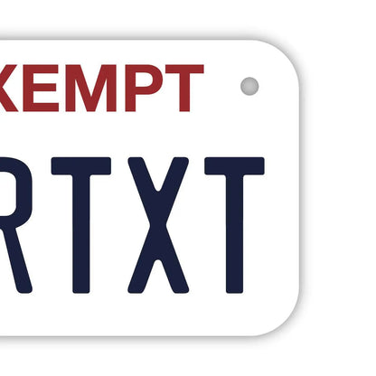 【小・自転車用】カリフォルニア(公用車)/オリジナルアメリカナンバープレート PL8HERO