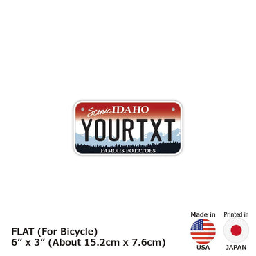 [For small bicycles] Idaho / Original American license plate