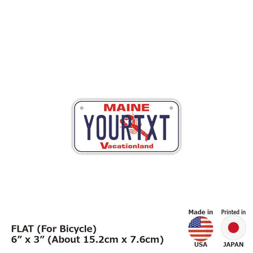 [For small / bicycle] Main / Original American license plate