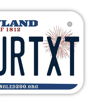 【小・自転車用】メリーランド/オリジナルアメリカナンバープレート PL8HERO