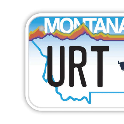 【小・自転車用】モンタナ/オリジナルアメリカナンバープレート PL8HERO