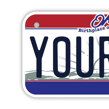 【小・自転車用】オハイオ/オリジナルアメリカナンバープレート PL8HERO