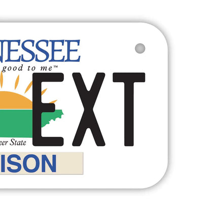 【小・自転車用】テネシー/オリジナルアメリカナンバープレート PL8HERO