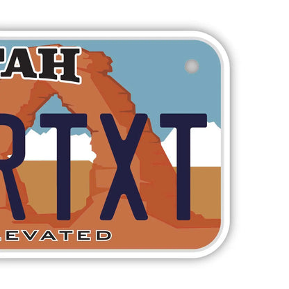 【小・自転車用】ユタ/オリジナルアメリカナンバープレート PL8HERO