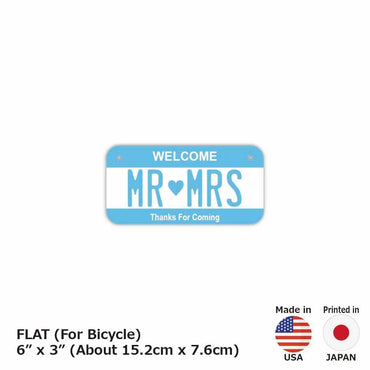 [Small / Bicycle] Color Blue / Original American License Plate