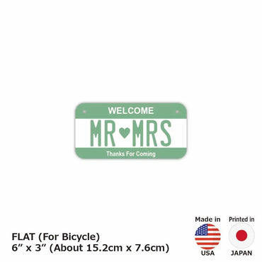 [Small / Bicycle] Color Green / Original American License Plate