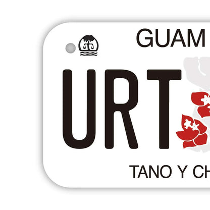 【小・自転車用】グアム・ハイビスカス/オリジナルアメリカナンバープレート PL8HERO