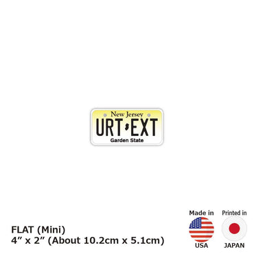 [Mini] New Jersey / Original American License Plate