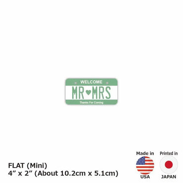 [Mini] Color Green / Original American License Plate