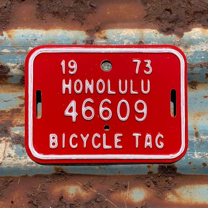 ビンテージ・ハワイ自転車タグ PL8HERO