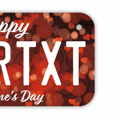 【小・自転車用】ハート（バレンタイン）/オリジナルアメリカナンバープレート PL8HERO