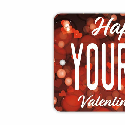 【ミラータグ】ハート（バレンタイン）/オリジナルアメリカナンバープレート型エアフレッシュナー PL8HERO