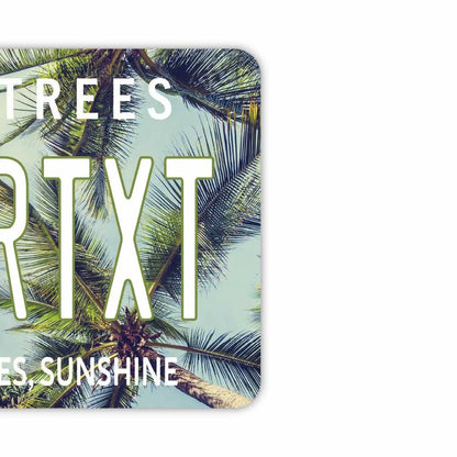 【ミラータグ】ヤシの木・スカイ/オリジナルアメリカナンバープレート型エアフレッシュナー PL8HERO