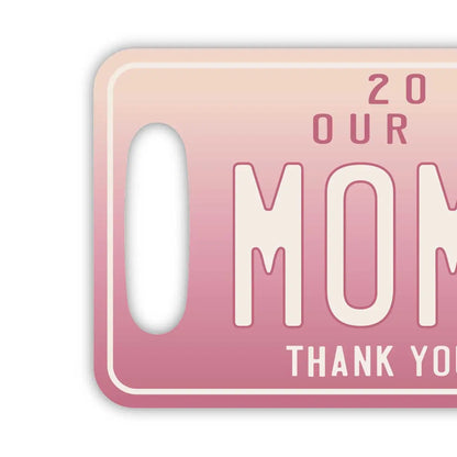 【ラゲッジタグ】母の日・グラデーション/オリジナルアメリカナンバープレート型・おしゃれ ・紛失防止タグ PL8HERO